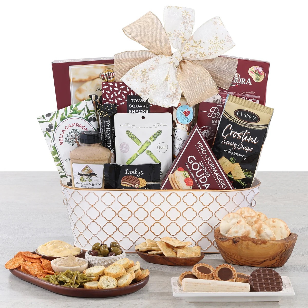 Happy Holiday's Celebration Gift Basket