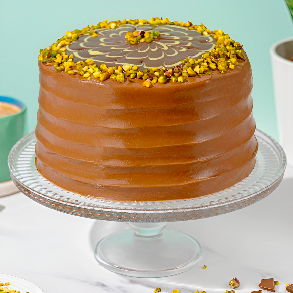 Dubai Chocolate Cake