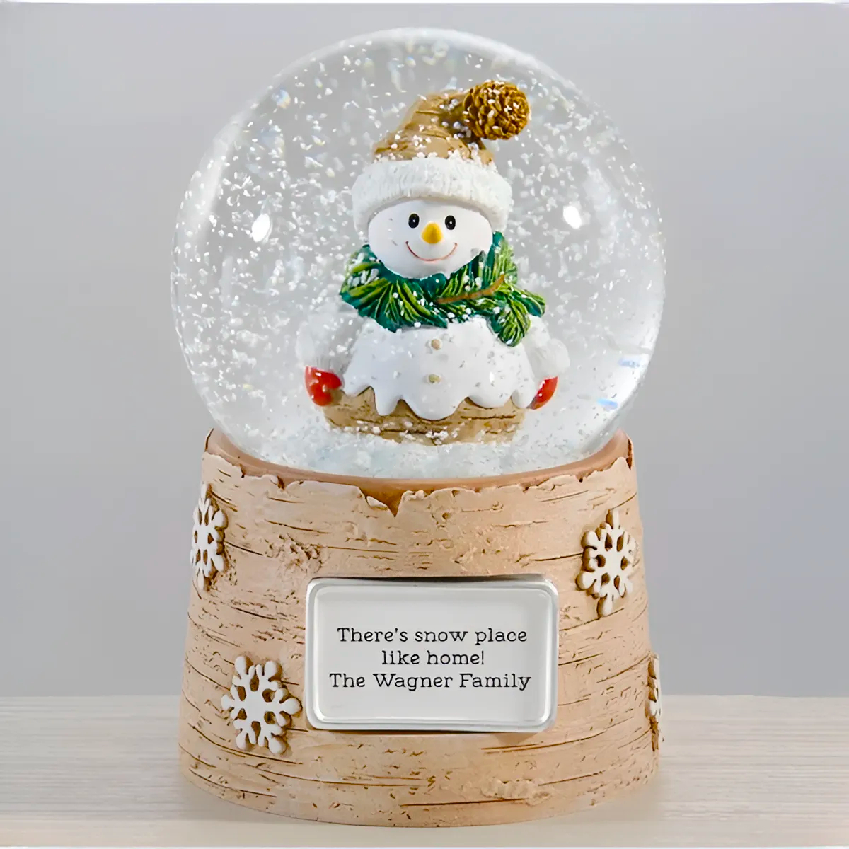 Snowman Personalized Snow Globe