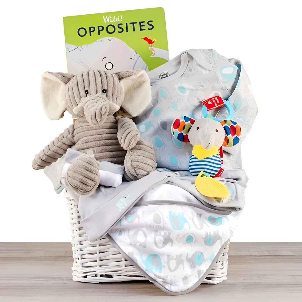 Elephant Gift Basket for Baby