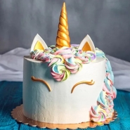 Adorable Unicorn Vanilla Flavour Large Cake