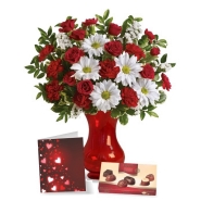 Valentine Special Flowers N Chocolates