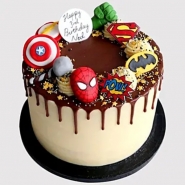 Avengers Birthday Chocolate Cake