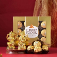 Laxmi Ganesha with Ferrero