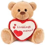 Teddy Bear with Heart Red