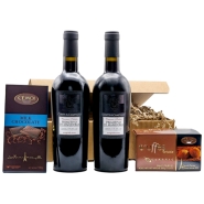 Red Wine With Choco Gift Basket