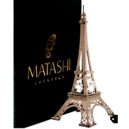 Crystal Studded Eiffel Tower Ornament