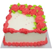 Pinky Rose Cake