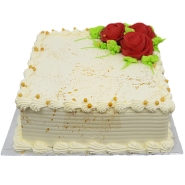 Ivory Enchantment Vanilla Cake