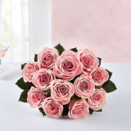 Dozen Pink Roses
