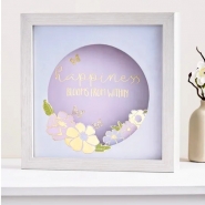 Happiness Blooms Shadow Box