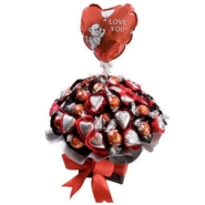So Loved - Chocolate Arrangement With Balloon