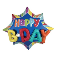 Birthday Burst Supershape Balloon