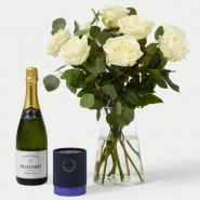 Celebration Bouquet with Champagne