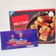 Diwali with Milk Cake