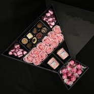 Pink Roses & Scented Candles Chocolate