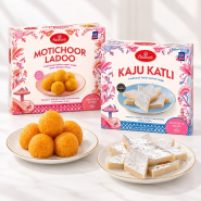 Motichoor Laddoo & Kaju Katli Sweet Duo