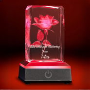 3D Engraving Personalised Glass