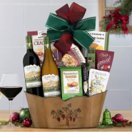 Double Delight Wine Basket