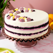 Lemon & Blueberry Naked Cake