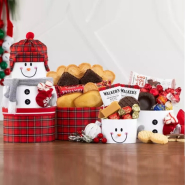 Snowman Chocolate Tower