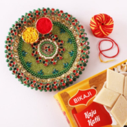 Shubh Thali & Kaju Katli Gift Set