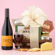 Red Wine & Cheese Gift Basket