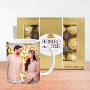 Romance Personalized Mug with Ferrero