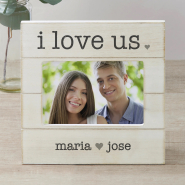 I Love Us Shiplap Picture Frame