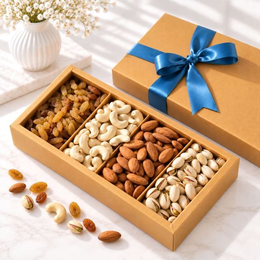 Luxury Wooden Dry Fruits Gift Box