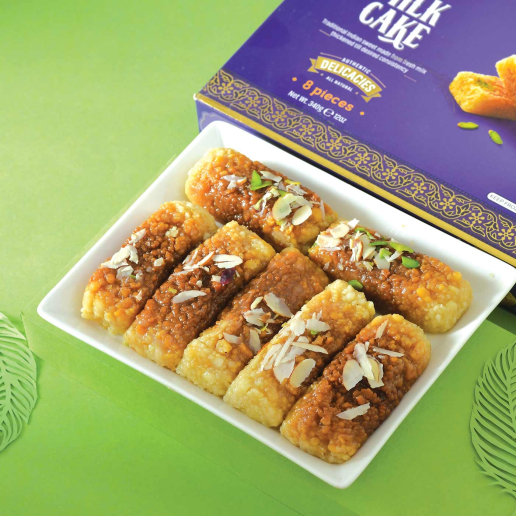 Traditional Indian Milk Cake Sweets Gift Box