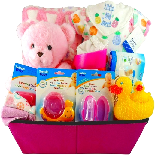 Premium Baby Girl Gift Basket