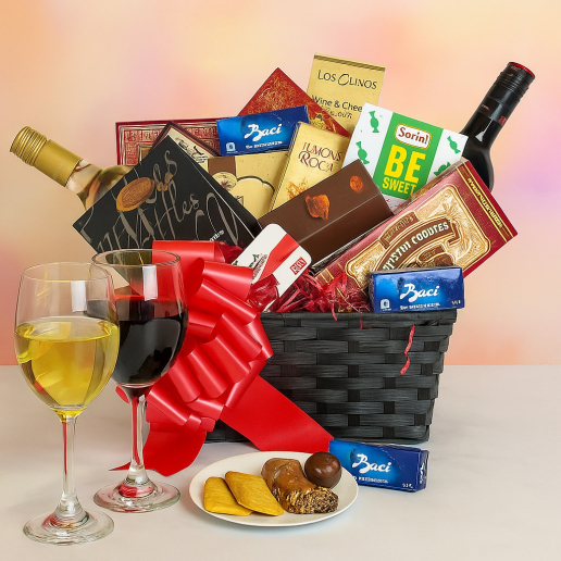 Wine & Gourmet Gift Basket
