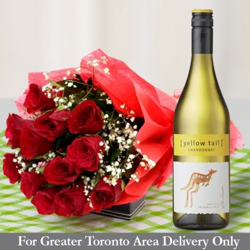 Roses and White Wine Delight