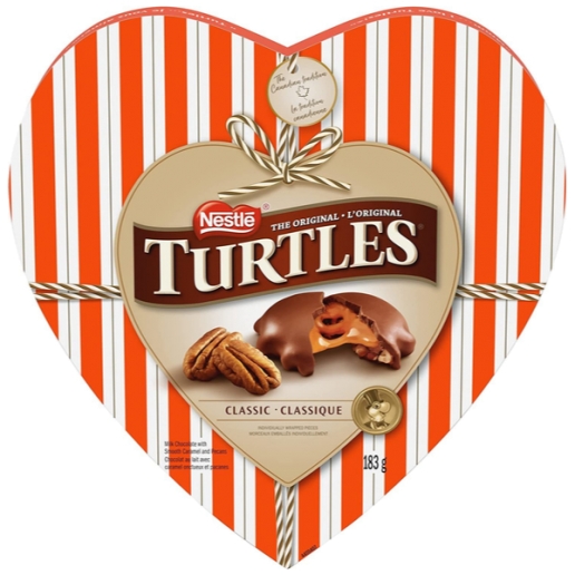 Turtles Classic Recipe Valentine Heart Gift Box
