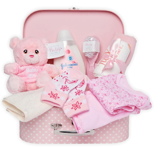 Pink Teddy Gift Set