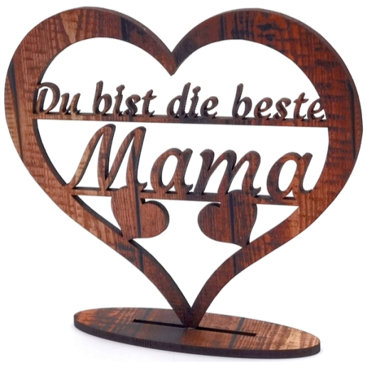 Wooden Heart for Mama