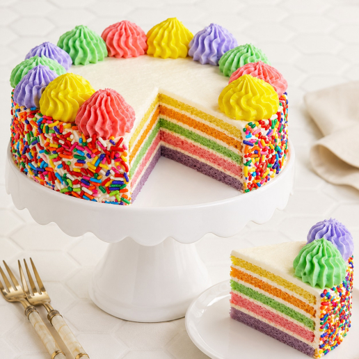 Birthday Rainbow Cake