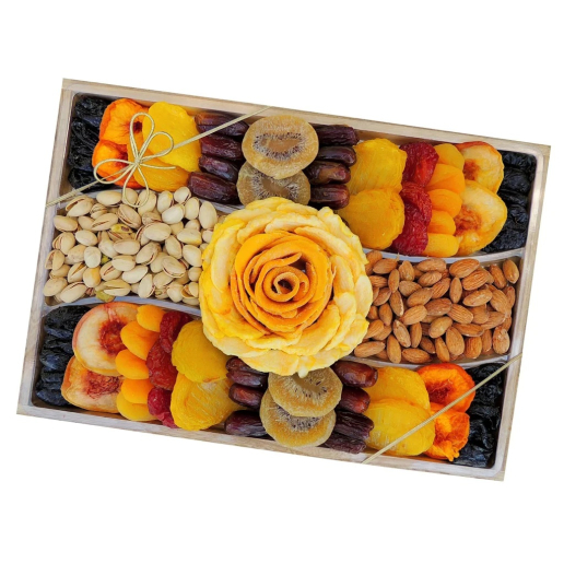 Dried Fruit & Nut Wooden Gift Tray