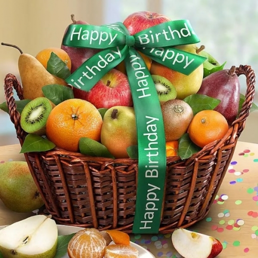 Happy Birthday Premier Fruit Basket