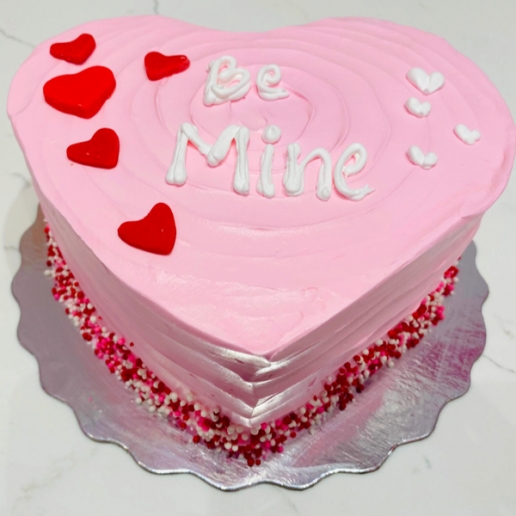 Be Mine Heart Cake