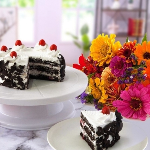 Black Forest Cake With Geberas