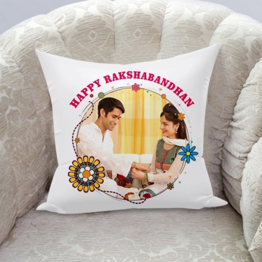 Happy Rakshabandhan Cushion