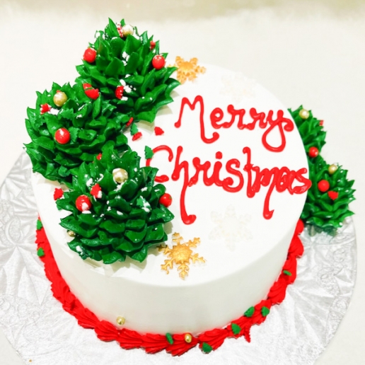 Christmas Tree Chocolate Cake