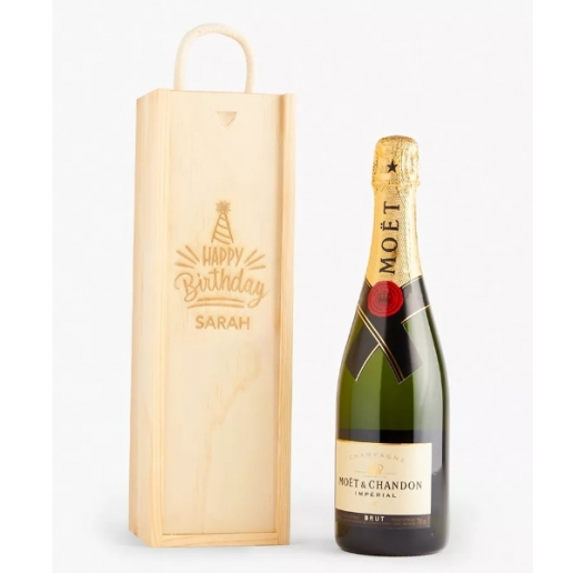 Personalised Moet Champagne Gift
