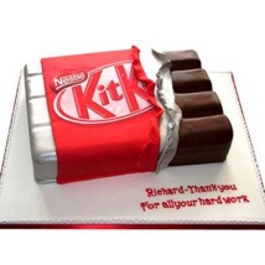 Kit Kat Shape Cake