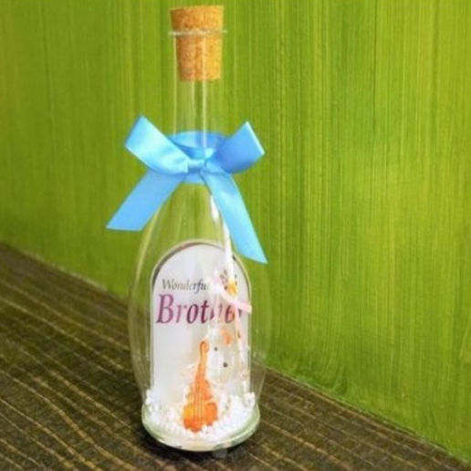 Love Message Bottle for Brother