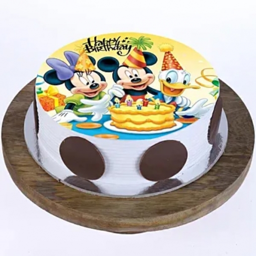 Mickey and Minnie Truffle Cake