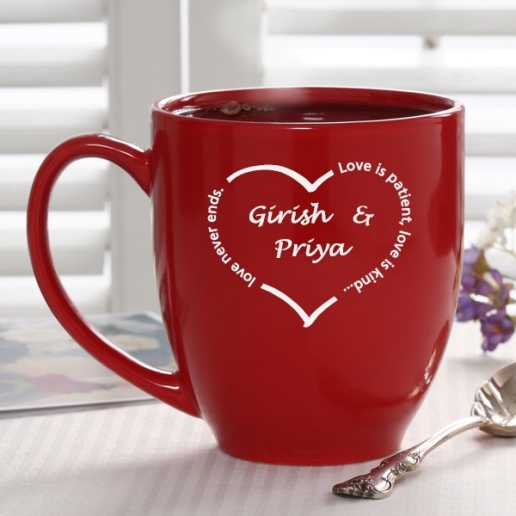 A Heart of Love Personalized Mug