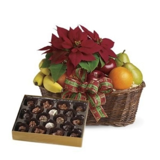 Fruity Poinsettia and Chocolates